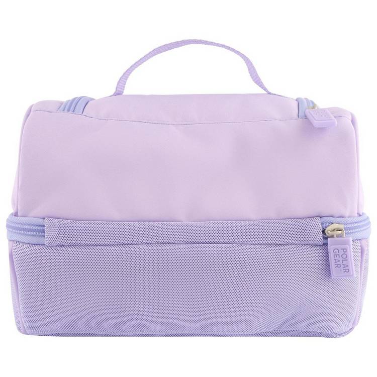 Polar Gear lilac insulated lunch bag (British brand)