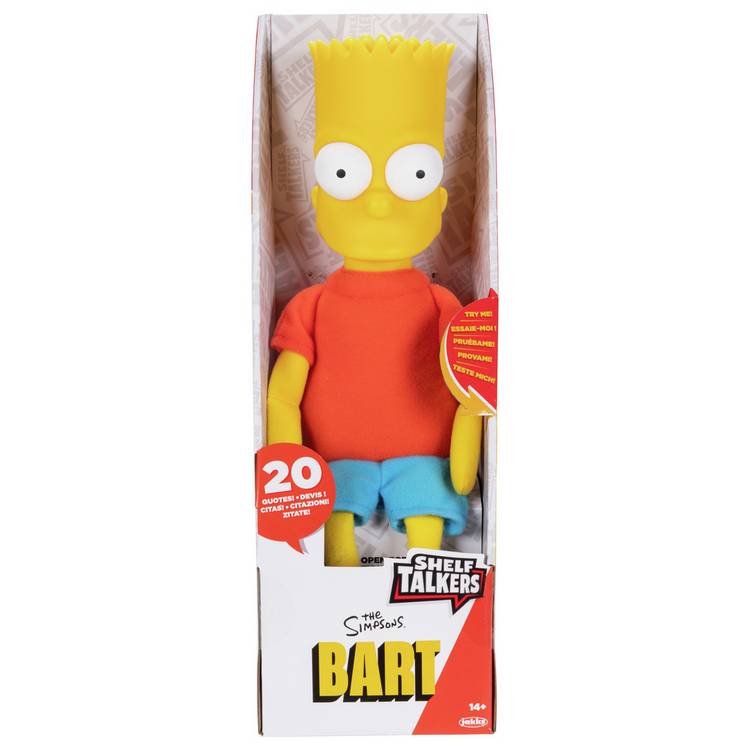 The Simpsons Bart Shelf Talker, UK version