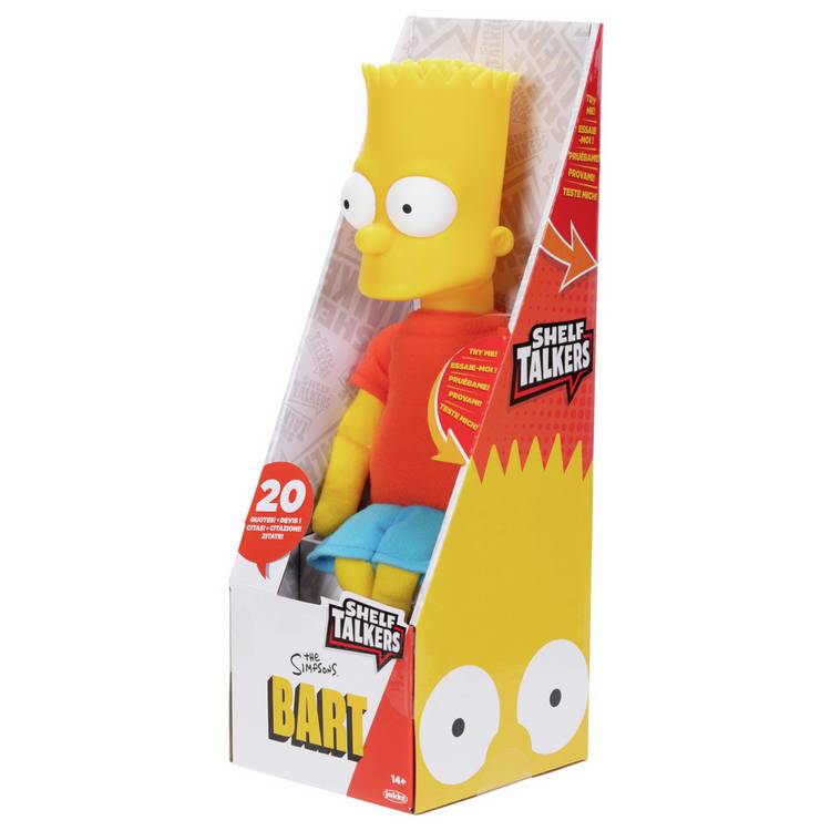 The Simpsons Bart Shelf Talker, UK version