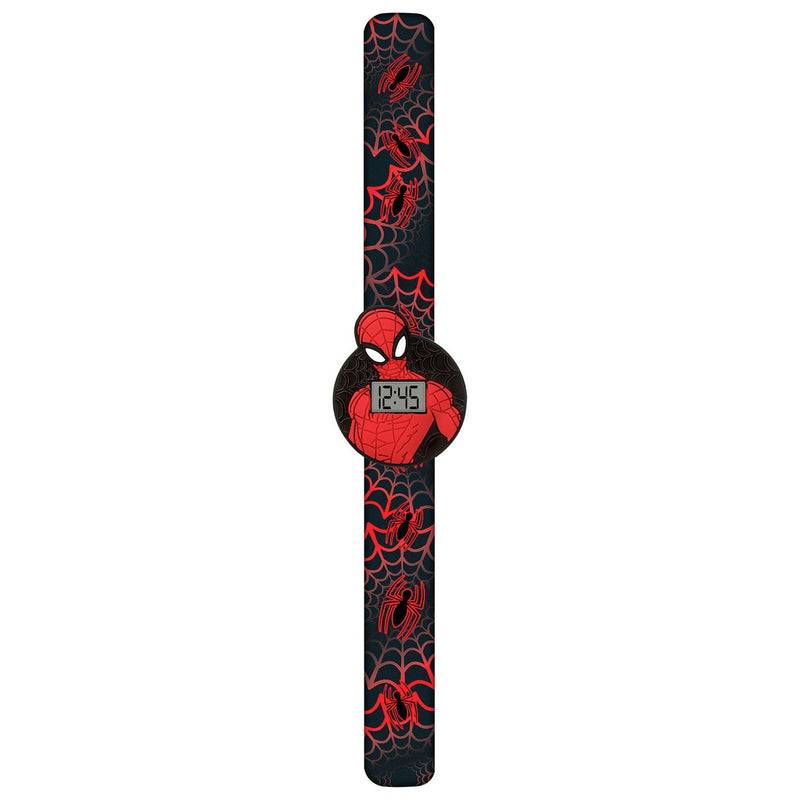 Marvel Spiderman slap band watch black - British product