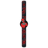 Marvel Spiderman slap band watch black - British product
