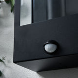 Zink black outdoor wall box lantern, imported from the UK
