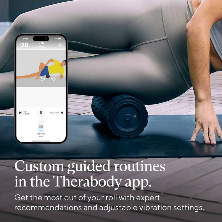 Therabody Wave Smart vibrating foam roller with Bluetooth (British brand)
