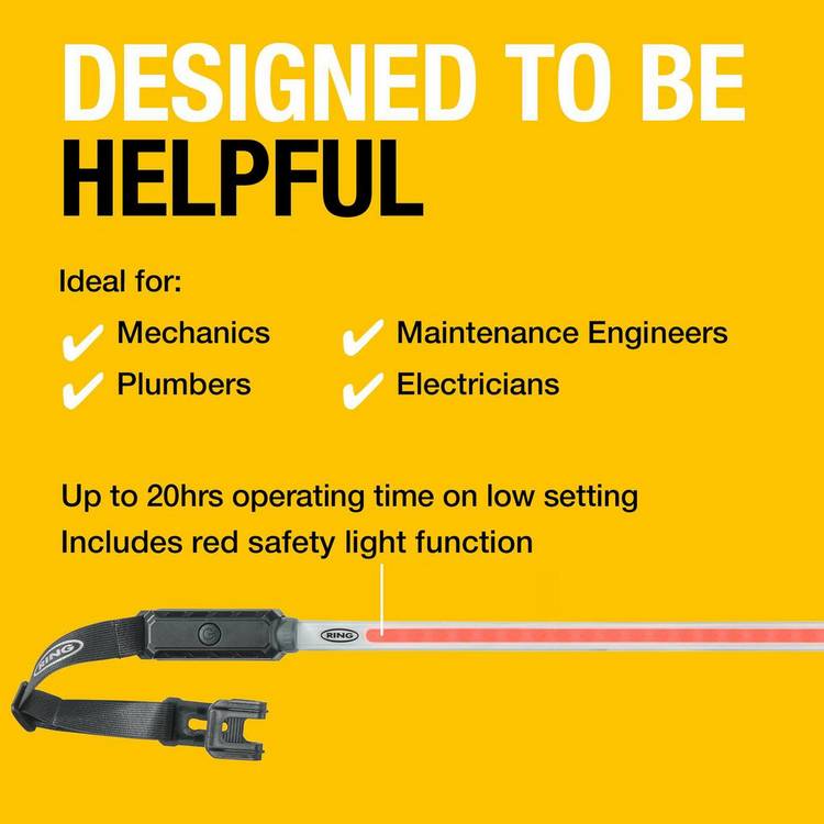 Ring RUBL1500 rechargeable utility work light, imported from the UK