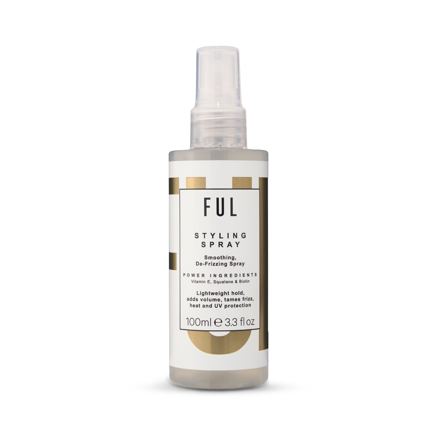 FUL Styling Spray 100ml hair product, imported from the UK