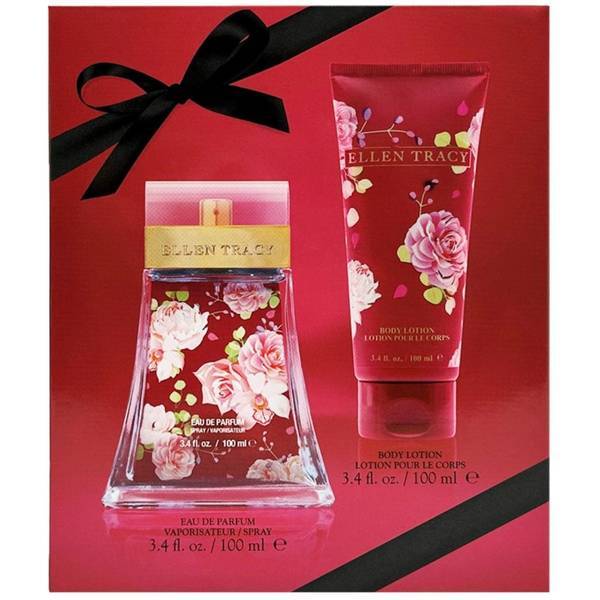 Ellen Tracy Red Dahlia EDP gift set 100ml (British brand)
