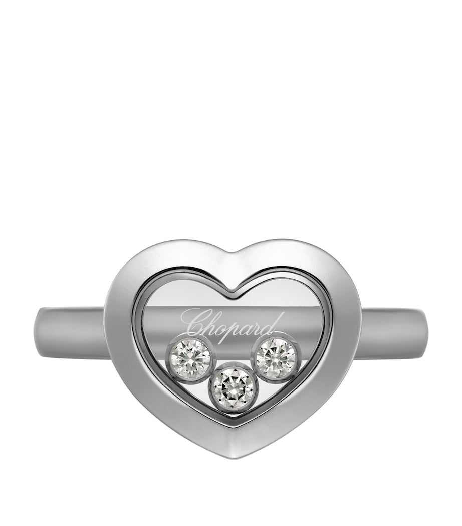 Chopard Happy Diamonds ring 18kt white gold - imported from the UK