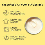 The Natural Deo Co deodorant balm Lemon Geranium 10g mini (British brand)