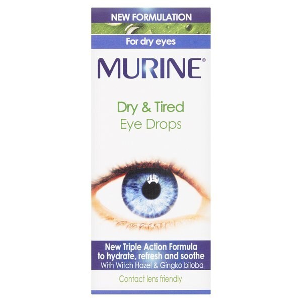 Murine Dry & Tired Eyes Eye Drops 15ml GOODS Superdrug   