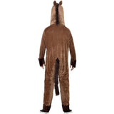 Smiffys horse costume brown bodysuit hood, UK version