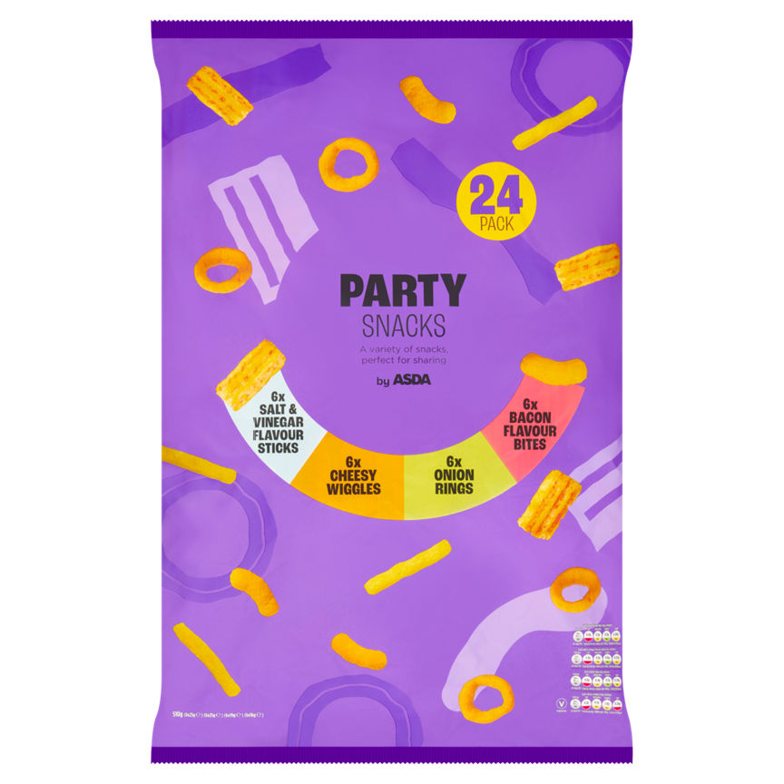 ASDA 24 Party Snacks 510g