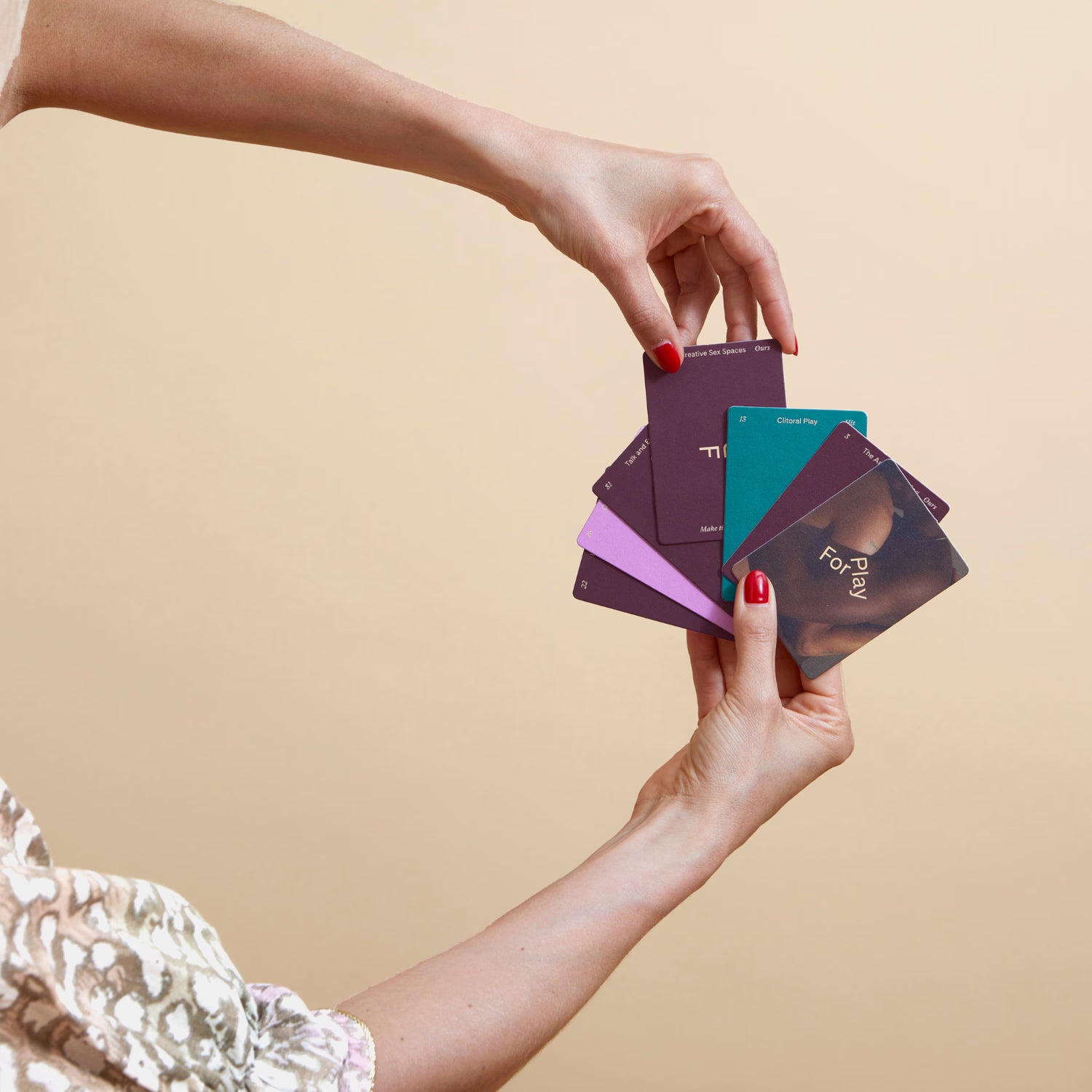 Forplay His & Hers chocolate with adaptogens and cards, imported from the UK