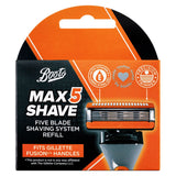 Boots Max Shave 5 Blade Universal Refill 4 Pack GOODS Boots   