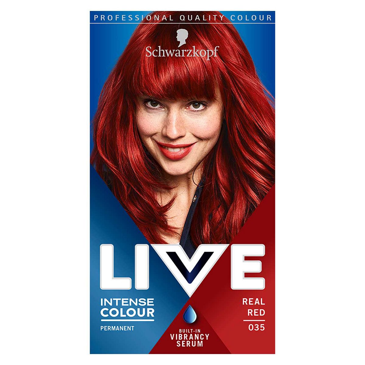 Schwarzkopf LIVE Real Red 035 Permanent Hair Dye GOODS Boots   