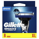 Gillette Mach3 Turbo Men’s Razor Blade Refills, 8 Count GOODS Superdrug   