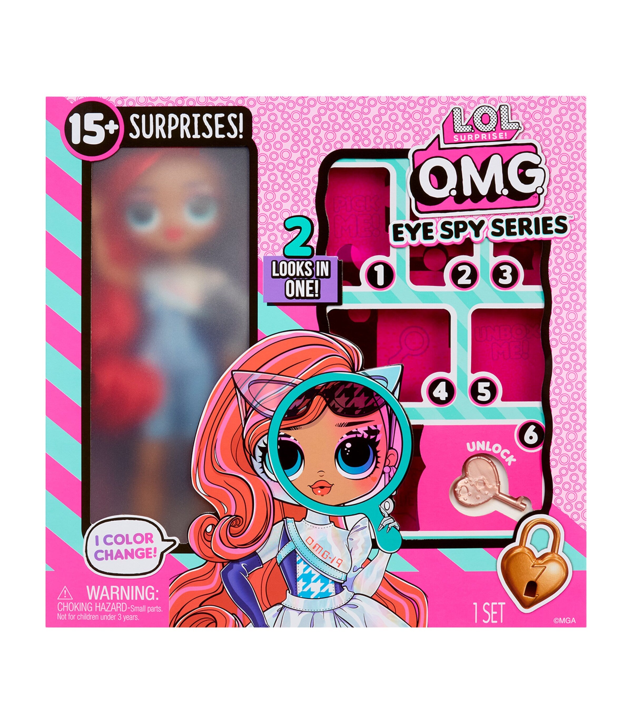 L.O.L. Surprise LOL OMG Eye Spy Spy Doll, UK version