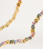 Suzanne Kalan pastel sapphire tennis necklace - British product