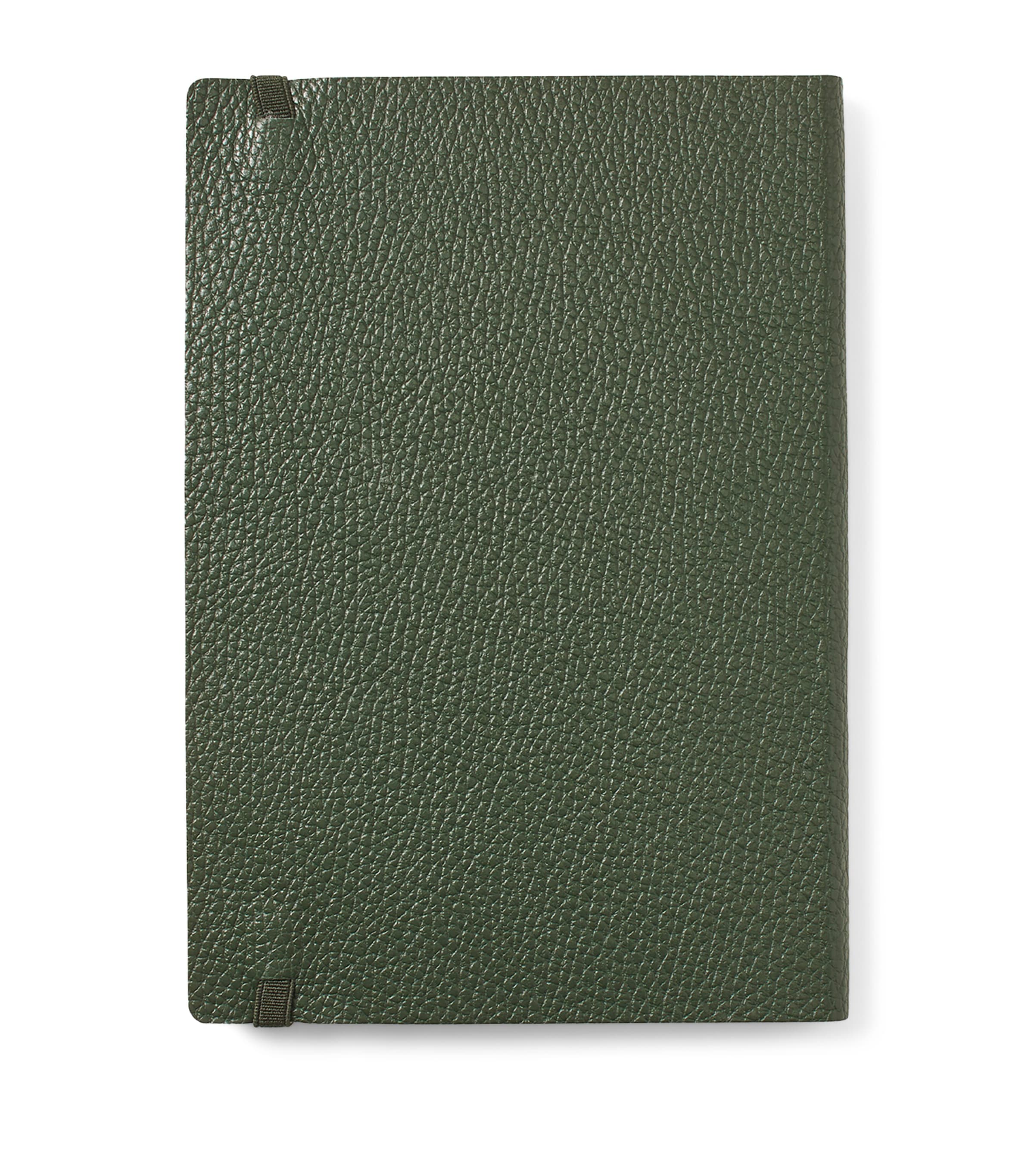 Aspinal of London grained leather bound A5 notebook - British product