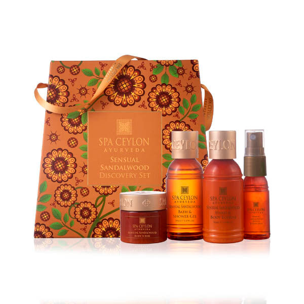 SPA CEYLON Sensual Sandalwood Discovery Set, imported from the UK