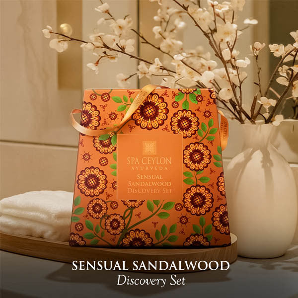 SPA CEYLON Sensual Sandalwood Discovery Set, imported from the UK