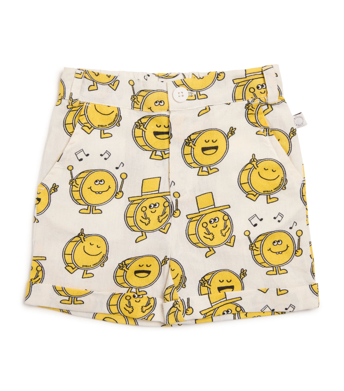 Stella McCartney Kids organic cotton-linen printed shorts 3-36 months (British brand)
