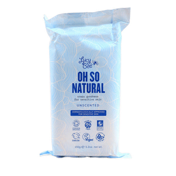 Lucy Bee organic soap bar 150g, UK version
