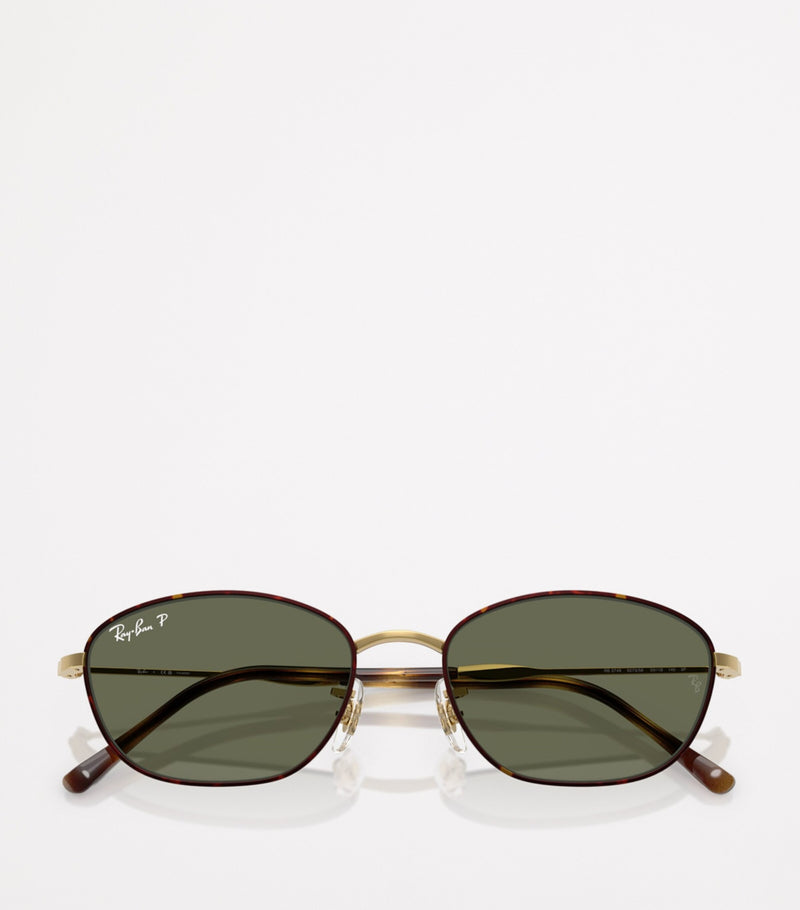 Ray-Ban RB3749 irregular metal frame sunglasses, imported from the UK