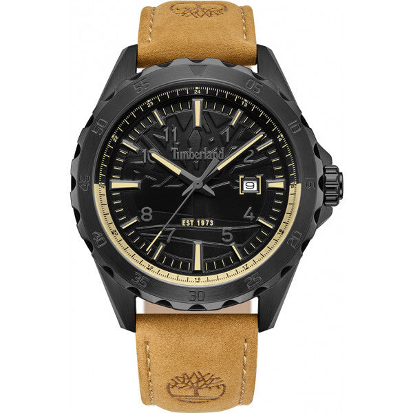 Timberland men's Day Pond beige watch, UK version