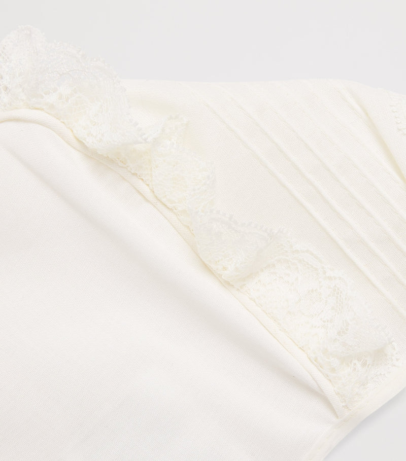 PEPA LONDON cream lace bonnet (British brand)