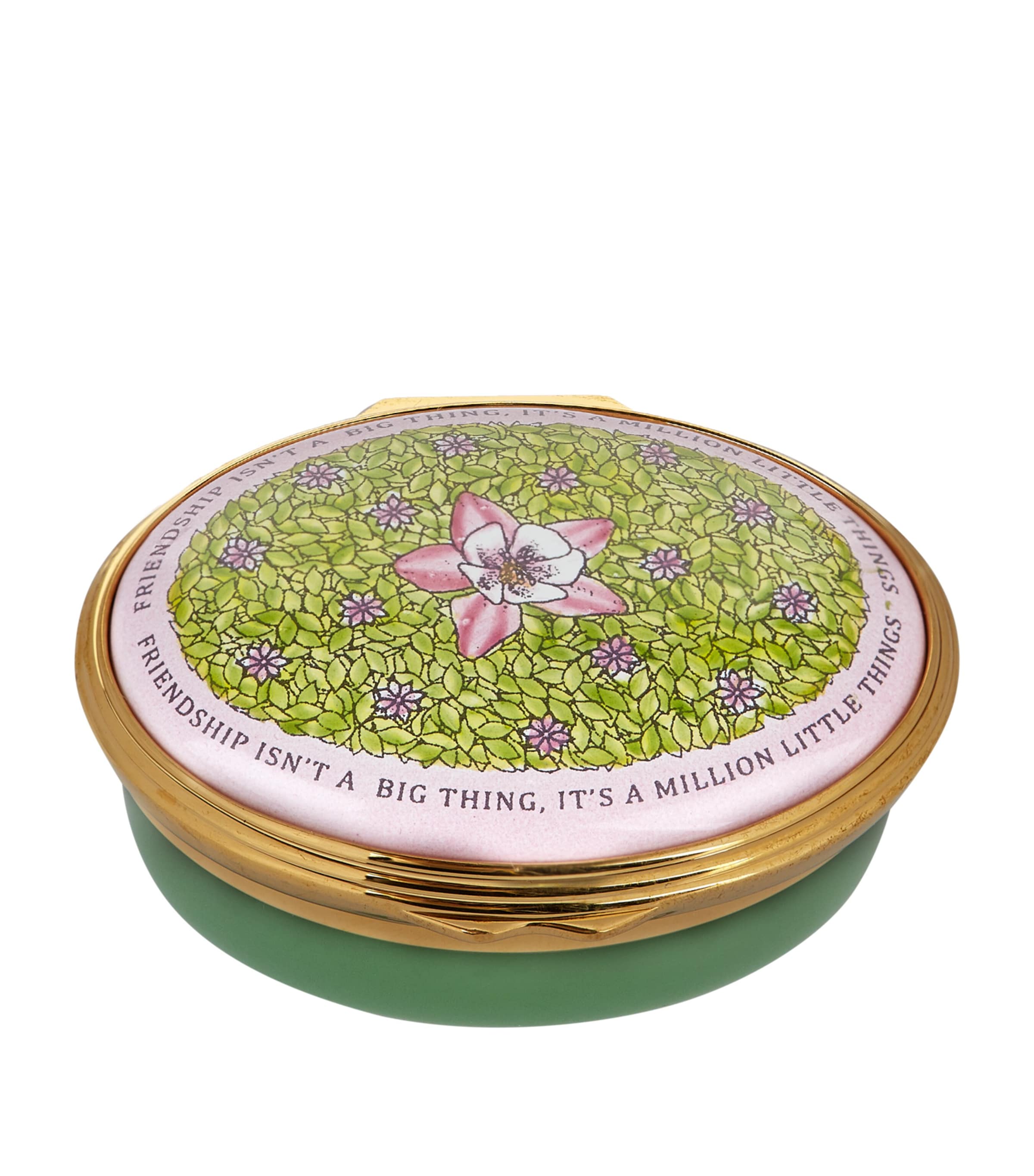 Halcyon Days friendship enamel box, UK version