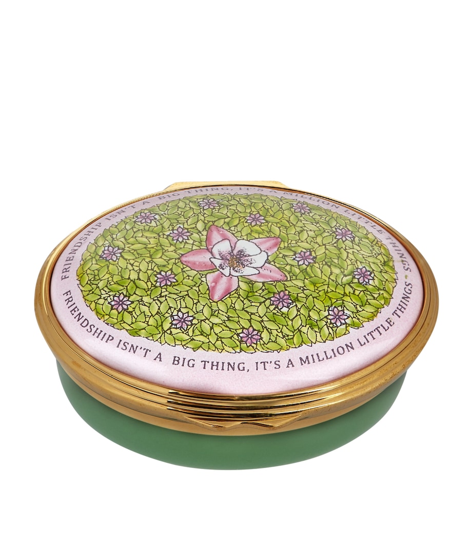 Halcyon Days friendship enamel box, UK version