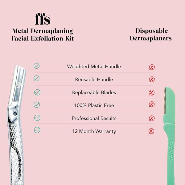 FFS Beauty Dermaplaning Starter Kit - Silver GOODS Superdrug   