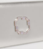 Malone Souliers Vivien metallic leather clutch bag - British product