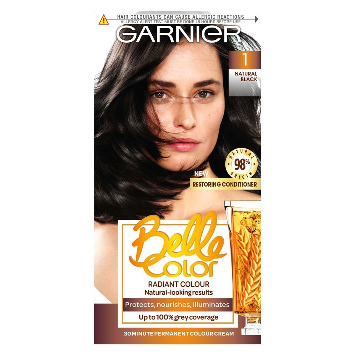 Garnier Belle Color 1 Black Permanent Hair Dye Permanent Hair Dye Boots   