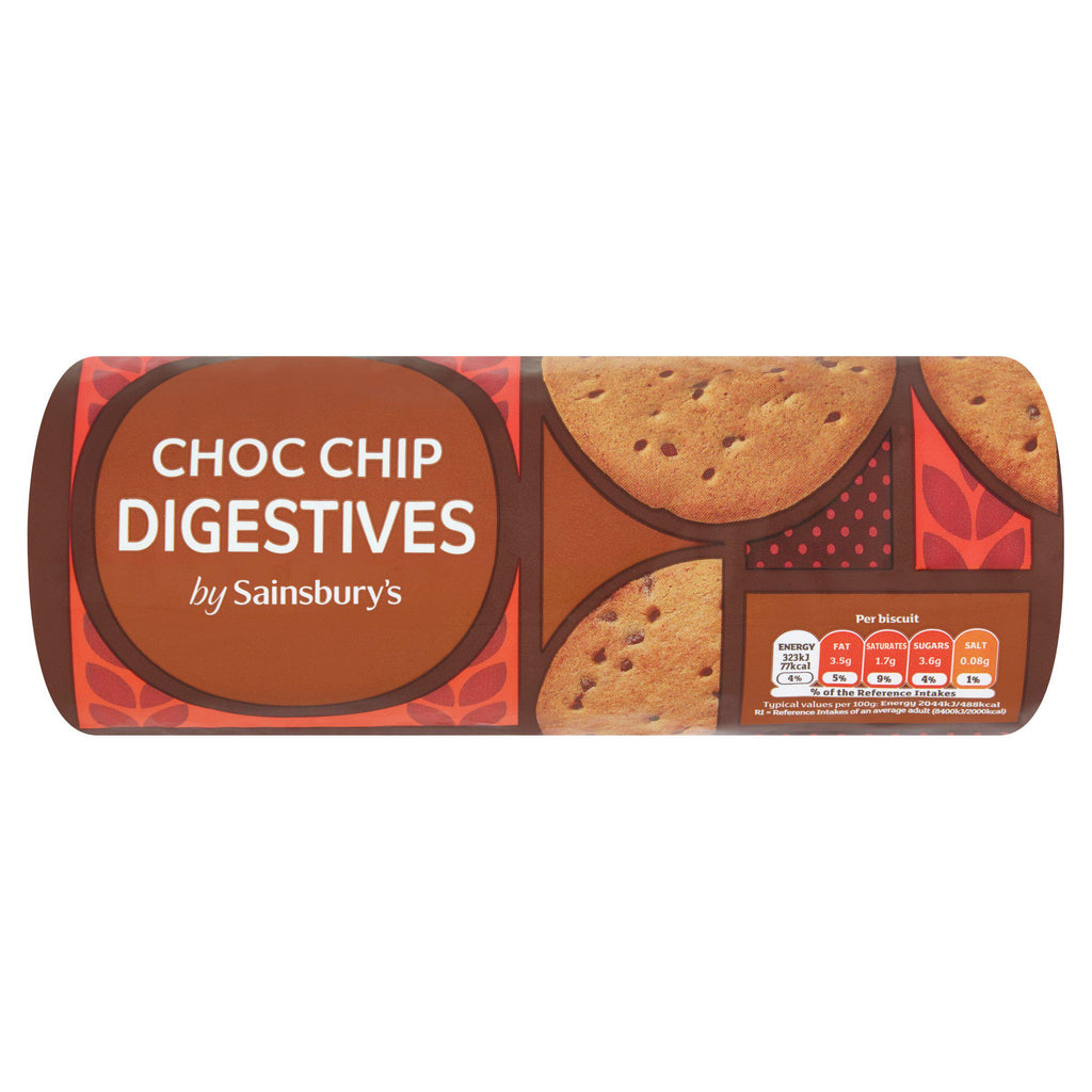 Sainsbury's Choc Chip Digestives 400g