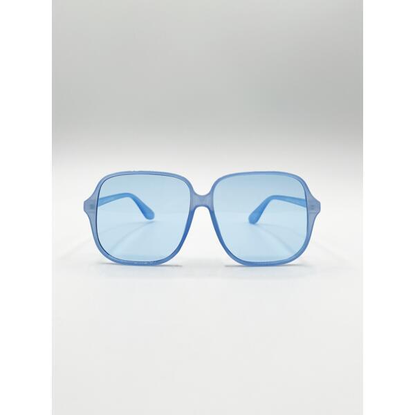 SVNX granny style blue sunglasses lightweight frame, imported from the UK
