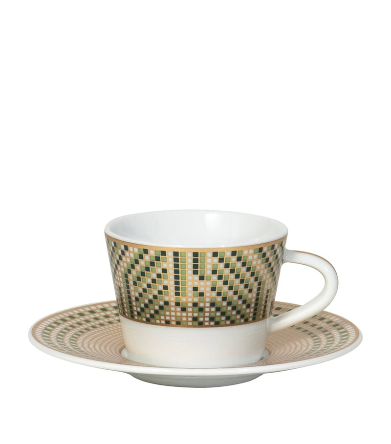 Bernardaud Augusta espresso cup and saucer - British product