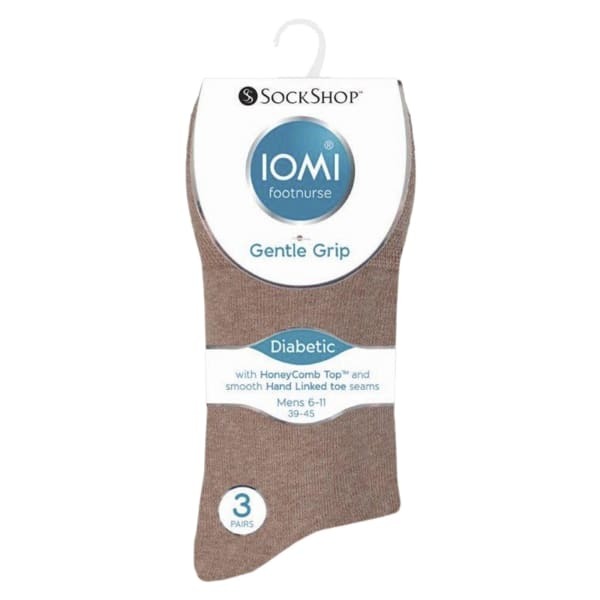 IOMI diabetic socks non elastic 6 pack, imported from the UK