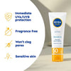 NIVEA Sun Cream Sensitive 50ml, imported from the UK