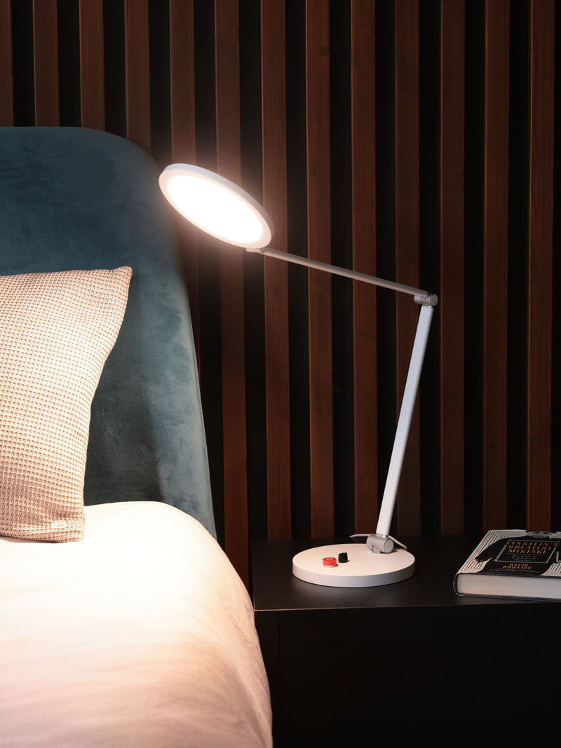 Daylight Company Tricolor desk lamp white, imported from the UK