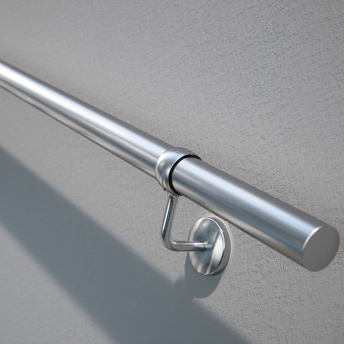 Rothley handrail kit brushed 3.6m, UK version