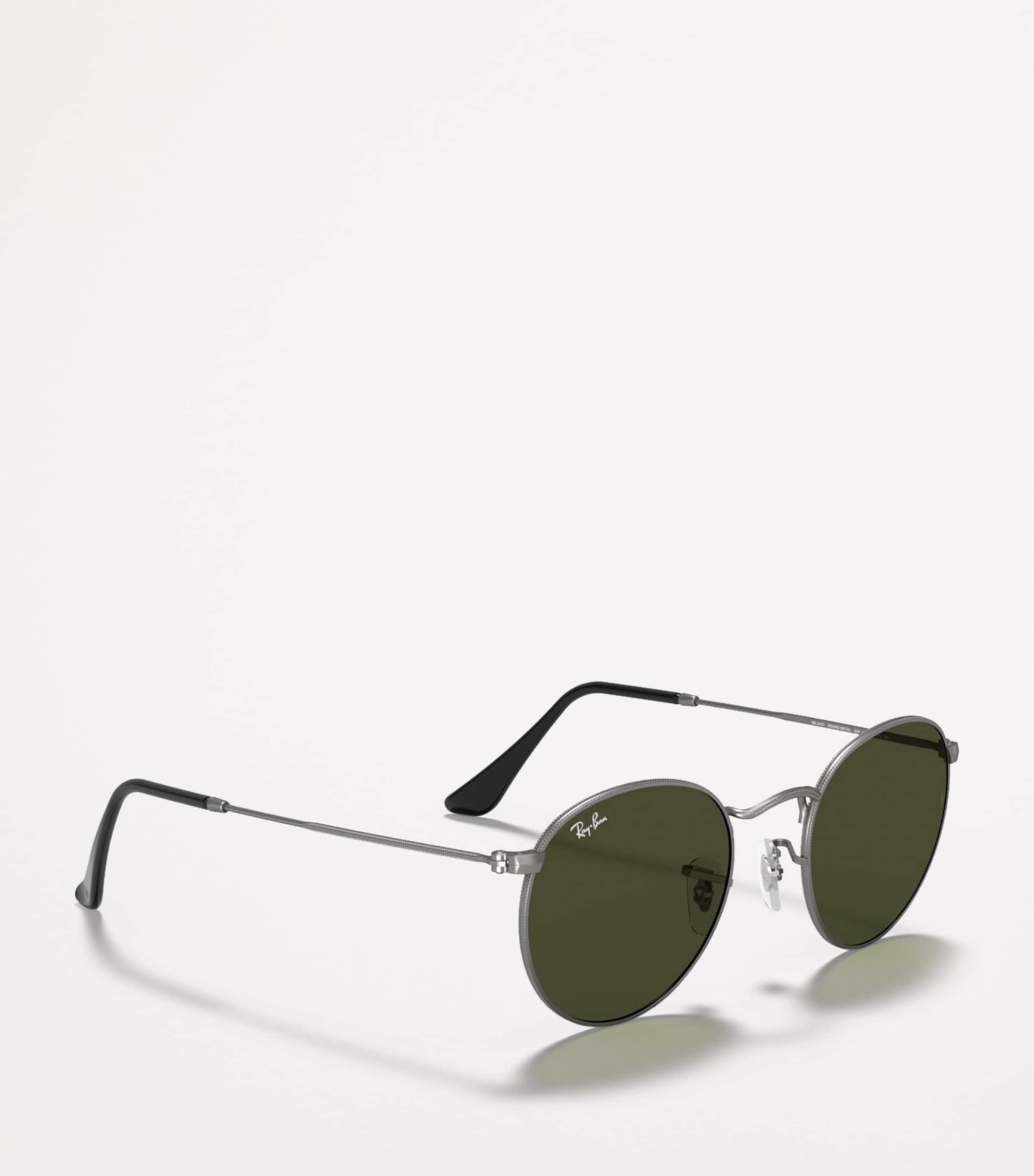 Ray-Ban RB3447 round metal sunglasses (British brand)
