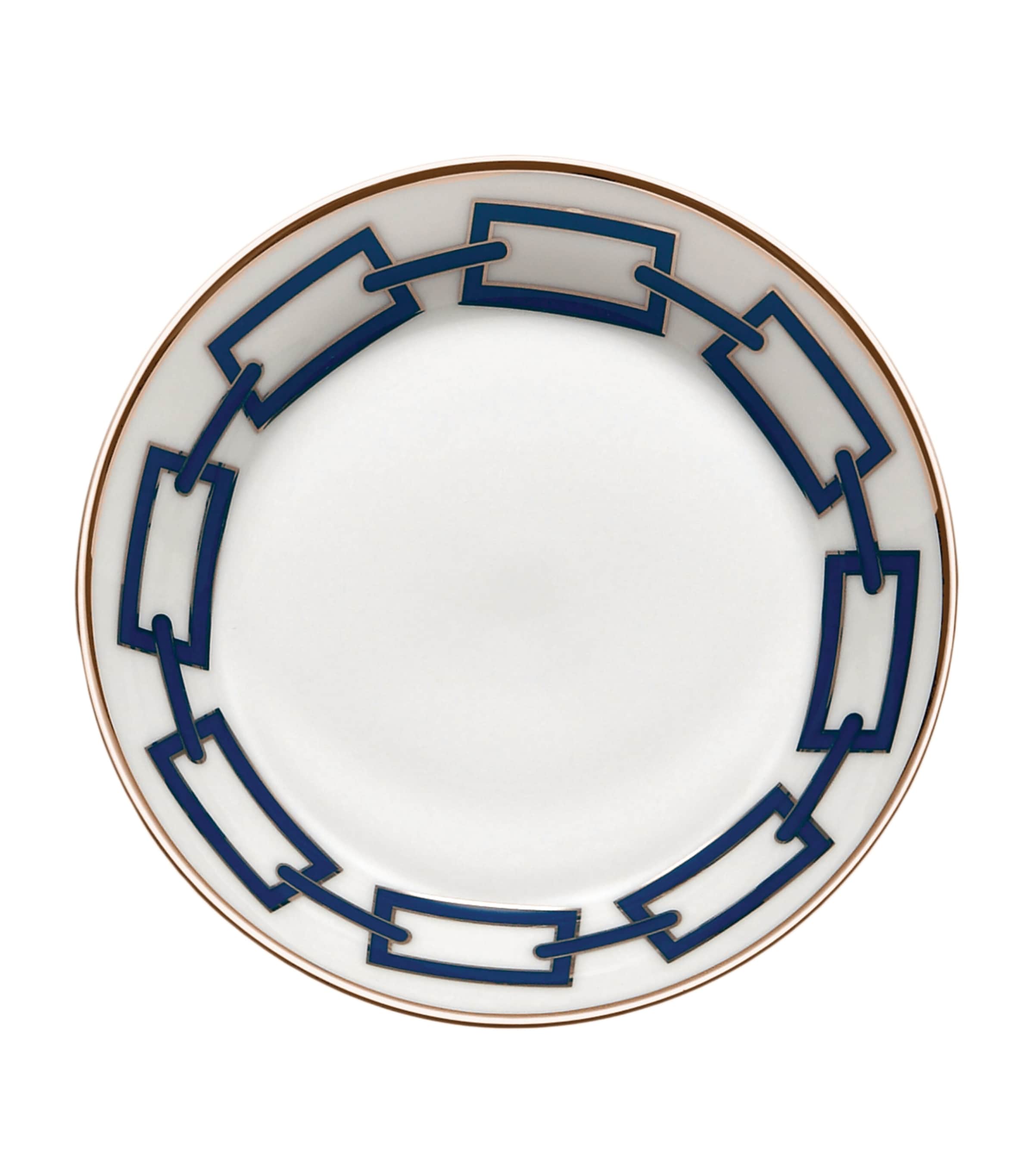 Ginori 1735 Catene Zaffiro tea saucer 13.5cm, UK version