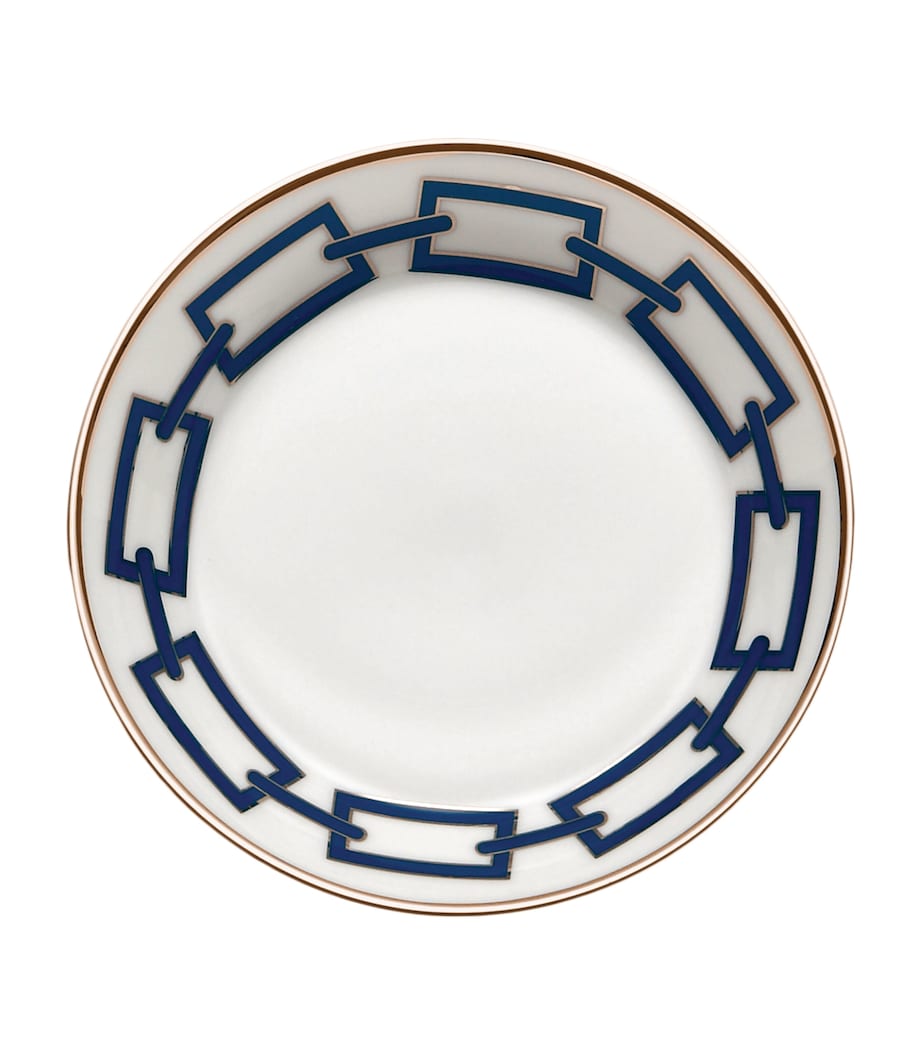 Ginori 1735 Catene Zaffiro tea saucer 13.5cm, UK version