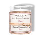 Durance Perfumed Handmade Candle Rose 180g - British product