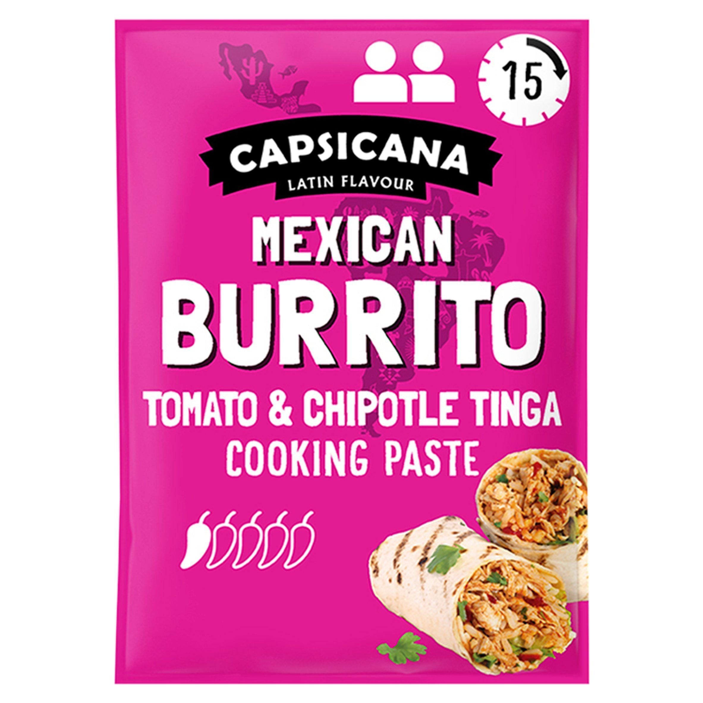 Capsicana Mexican Tomato &amp; Chipotle Tinga Cooking Paste 60g