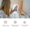 Sensse LED mirror Warm Grey - British product