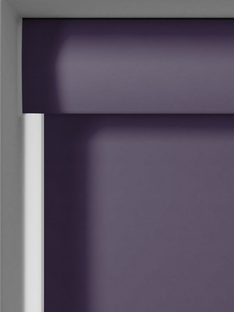 Next grape purple glow blackout roller blind, imported from the UK
