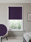 Next grape purple glow blackout roller blind, imported from the UK
