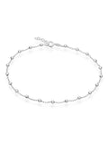Sterling silver ball bracelet 18.5cm (British brand)